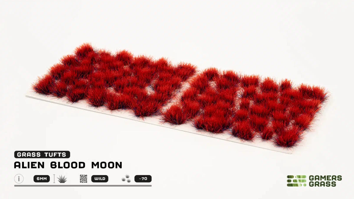 Gamers Grass Tufts Alien Blood Moon 6mm - Loaded Dice