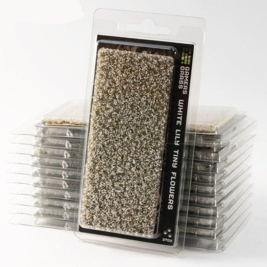 Gamers Grass - White Lily Tiny Flowers - Loaded Dice