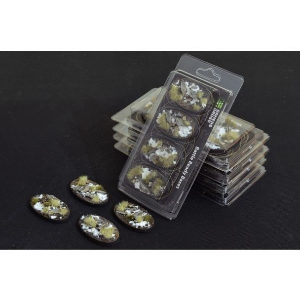 Gamers Grass Winter Oval 60mm (x4) - Loaded Dice