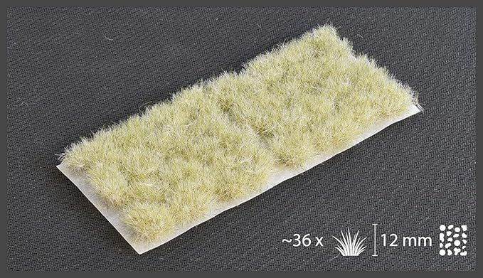 Gamers Grass Winter XL tuft sheet, about 36 tufts at 12mm tall