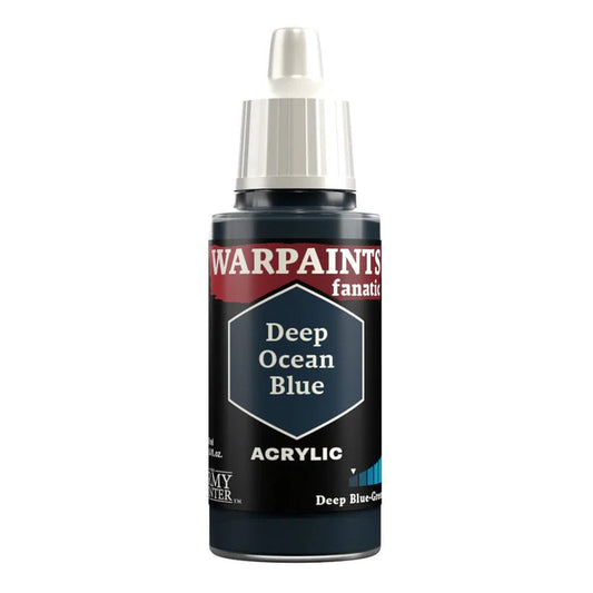 Army Painter Warpaints Fanatic: Deep Ocean Blue 18ml - Loaded Dice