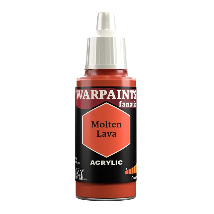 Army Painter Warpaints Fanatic: Molten Lava 18ml - Loaded Dice