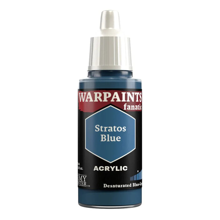 Army Painter Warpaints Fanatic: Stratos Blue 18ml - Loaded Dice