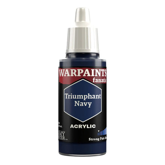 Army Painter Warpaints Fanatic: Triumphant Navy 18ml - Loaded Dice