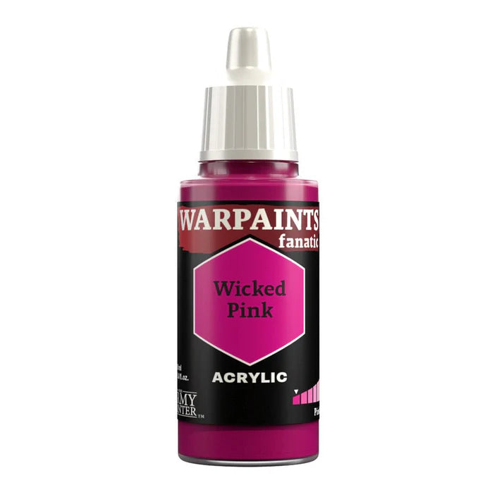 Army Painter Warpaints Fanatic: Wicked Pink 18ml - Loaded Dice