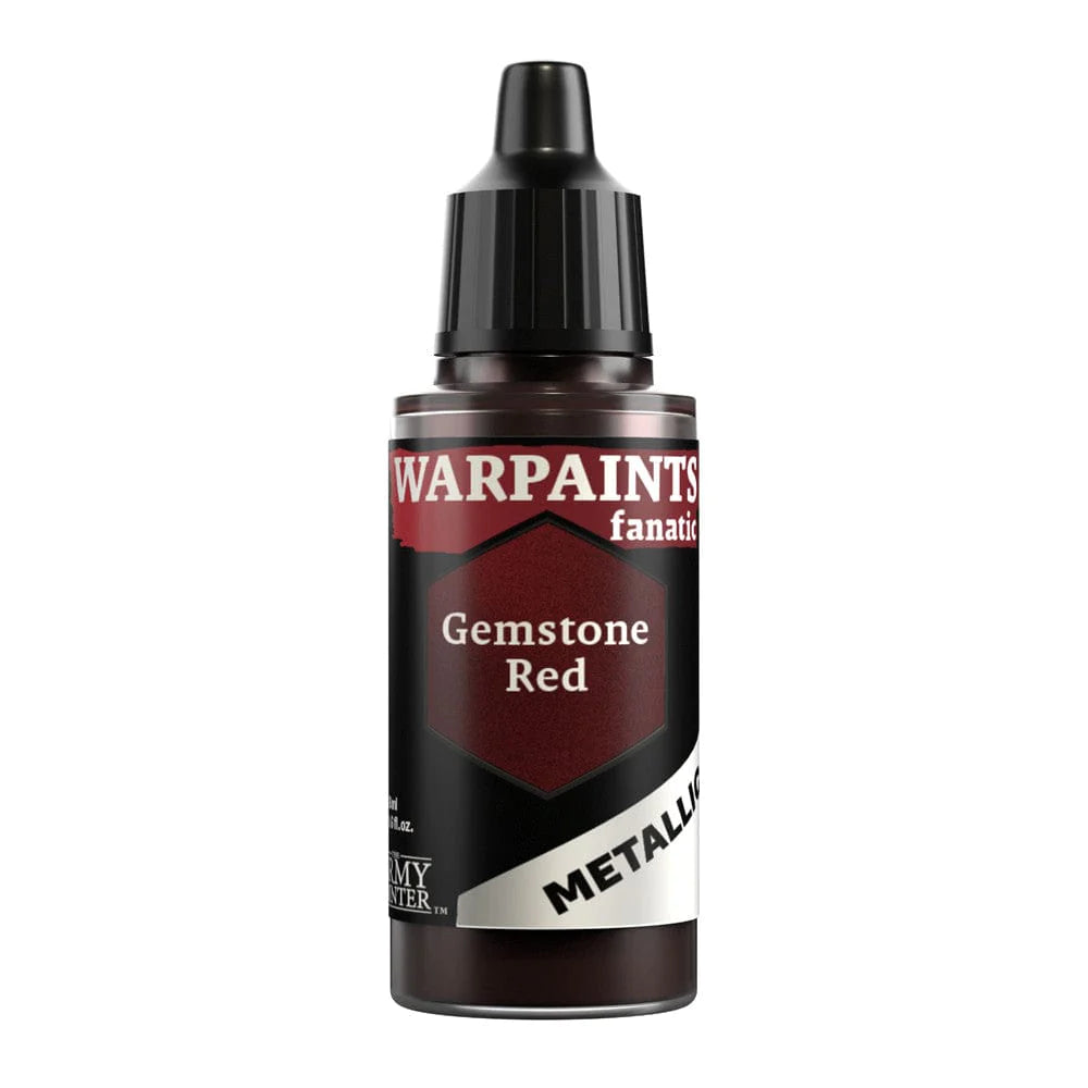 Army Painter Warpaints Fanatic Metallic: Gemstone Red 18ml - Loaded Dice