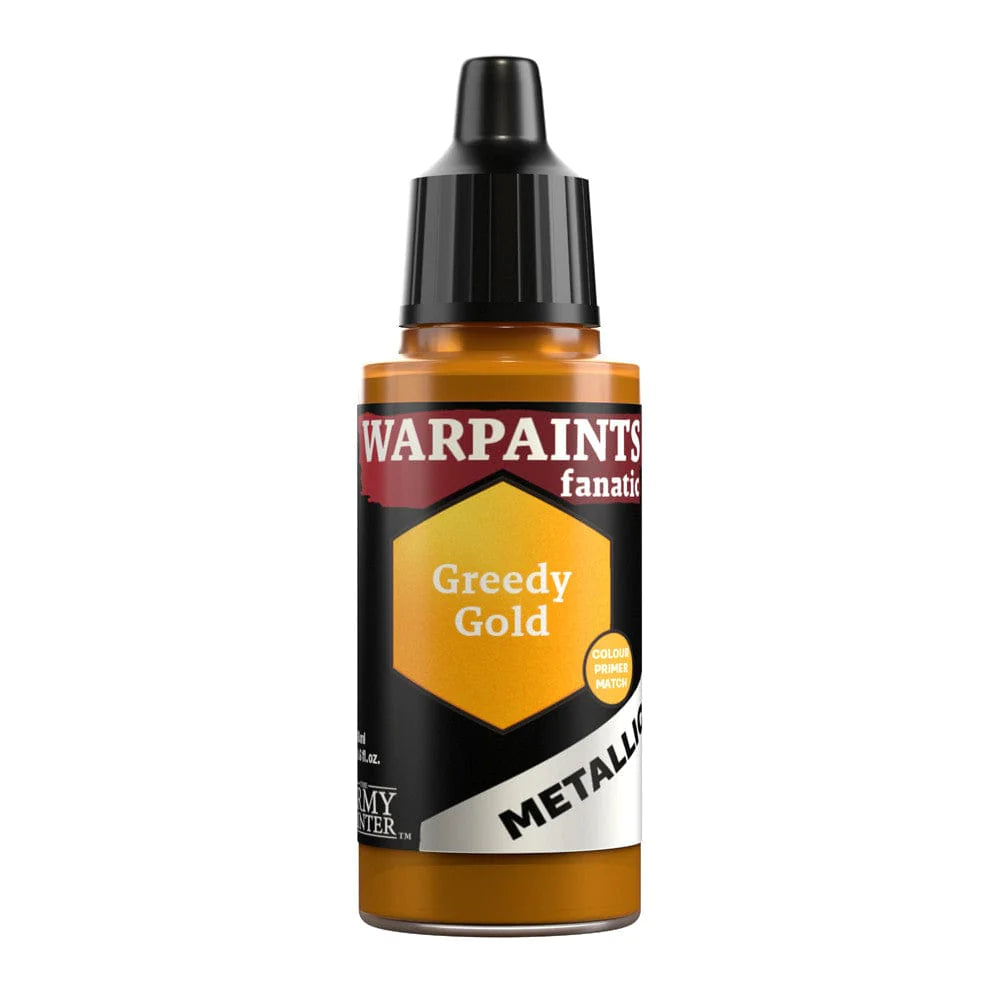 Army Painter Warpaints Fanatic Metallic: Greedy Gold 18ml - Loaded Dice