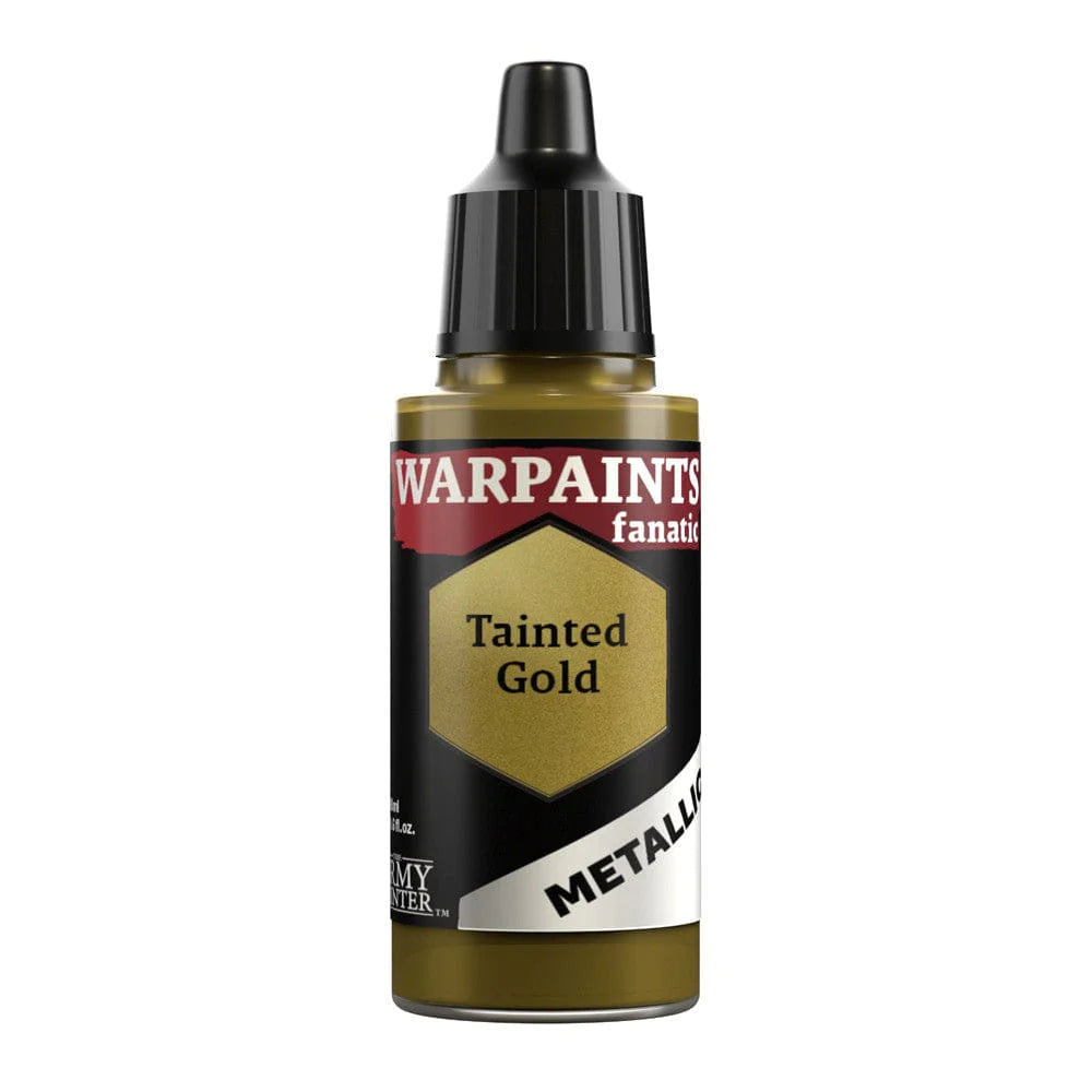 Army Painter Warpaints Fanatic Metallic: Tainted Gold 18ml - Loaded Dice