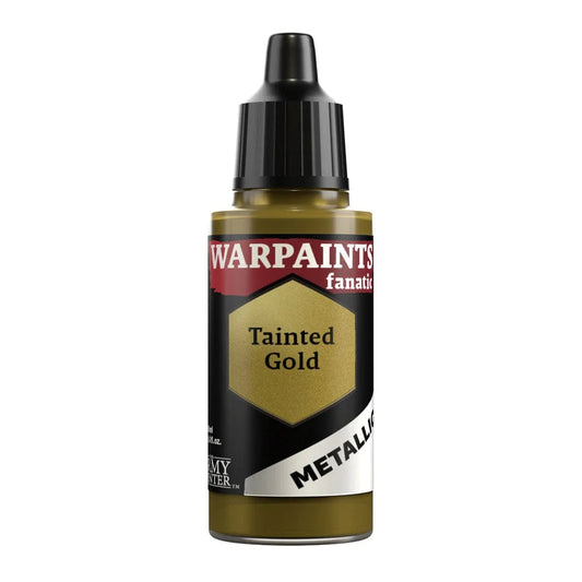 Army Painter Warpaints Fanatic Metallic: Tainted Gold 18ml - Loaded Dice