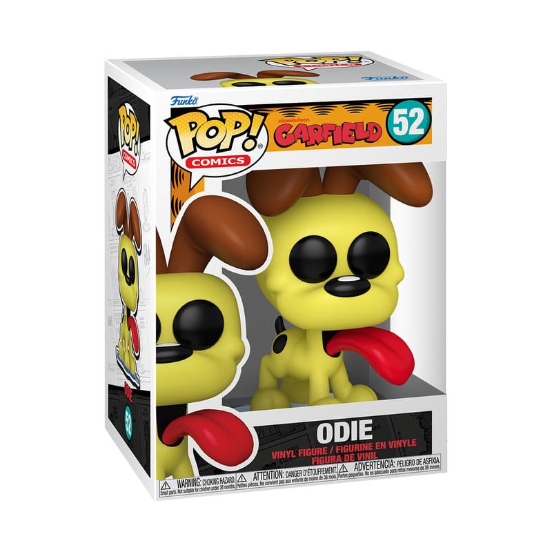 Garfield Odie Funko Pop! Comics vinyl figure in its window box, number 52