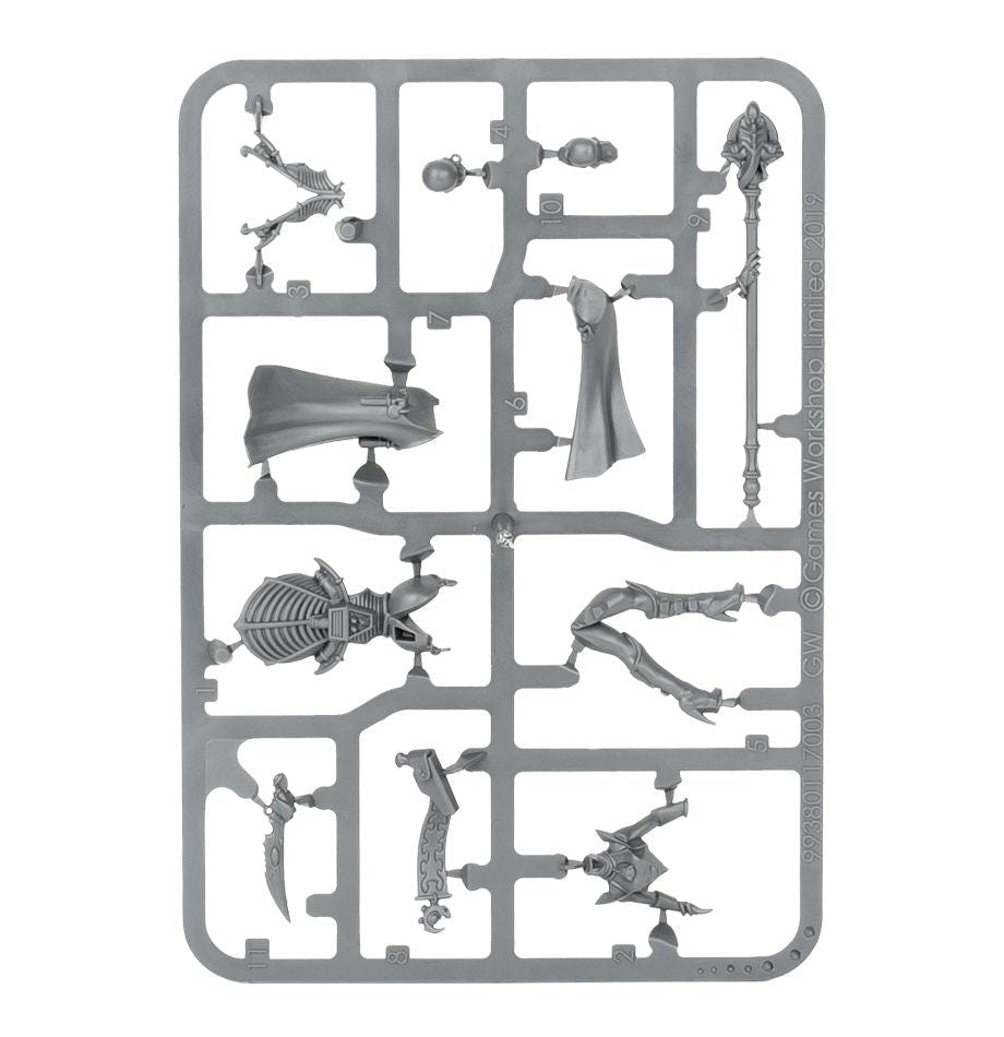 Genestealer Cults Magus unpainted plastic sprue from Games Workshop, frame 1 of 1