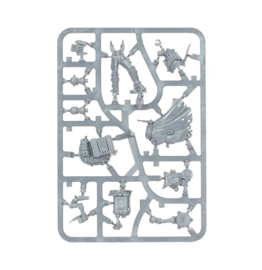Genestealer Cults: Reductus Saboteur sprue contents - Loaded Dice