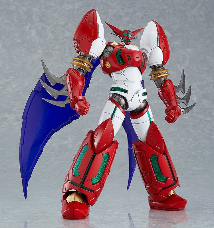 Moderoid Shin Getter 1 front view with translucent wings and arm blades