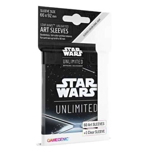 Gamegenic Star Wars: Unlimited Art Sleeves - Card Back Black - Loaded Dice