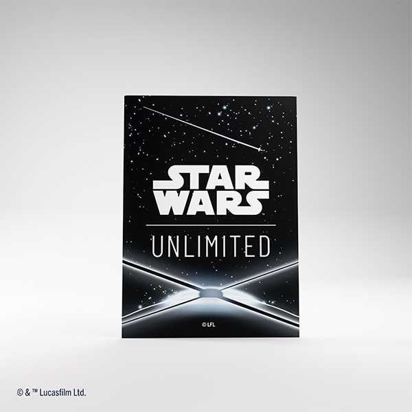 Gamegenic Star Wars: Unlimited Art Sleeves - Card Back Black - Loaded Dice