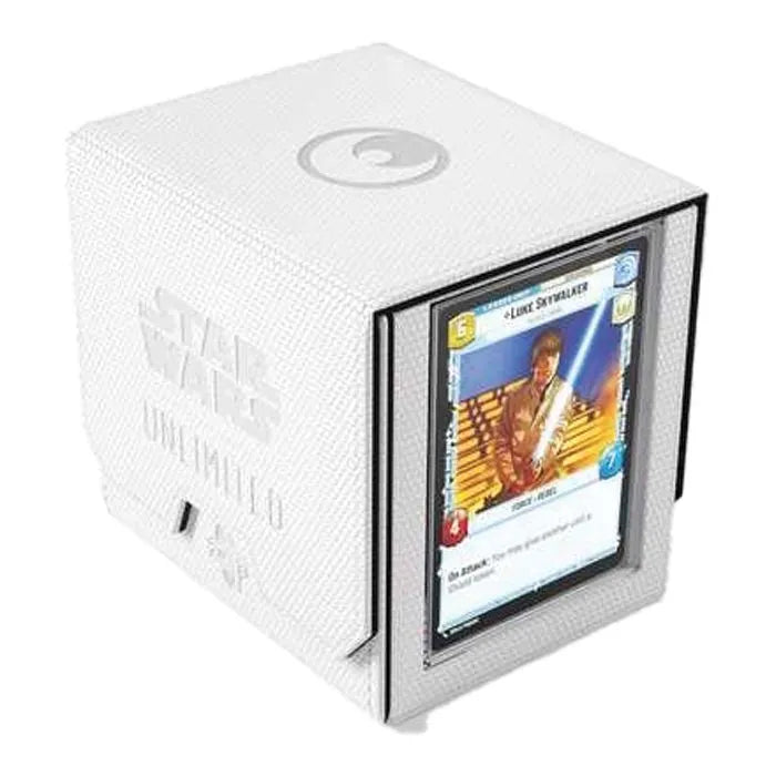 Gamegenic Star Wars: Unlimited Deck Pod - White/Black - Release Date 1/3/24 - Loaded Dice Barry Vale of Glamorgan CF64 3HD