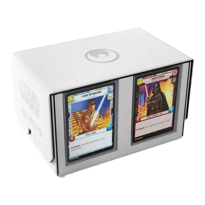 Gamegenic - Star Wars Unlimited - Double Deck Pod - White/Black - Release Date 1/3/24 - Loaded Dice Barry Vale of Glamorgan CF64 3HD