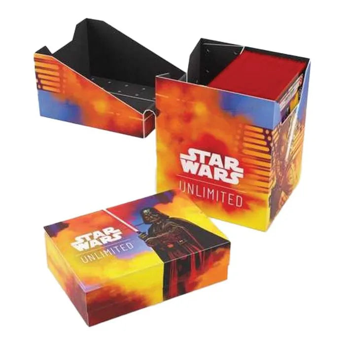 Gamegenic - Star Wars Unlimited - Soft Crate - Luke/Vader - Release Date 1/3/24 - Loaded Dice Barry Vale of Glamorgan CF64 3HD