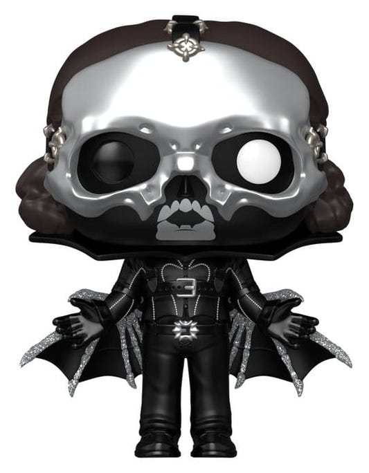 Funko POP! Rocks Ghost vinyl figure with silver skull mask and black bat-wing cape