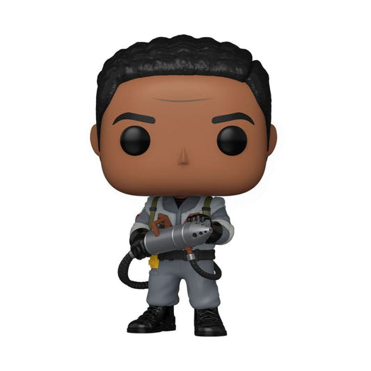 Funko Pop! Movies Ghostbusters Winston Zeddemore in grey jumpsuit with proton wand