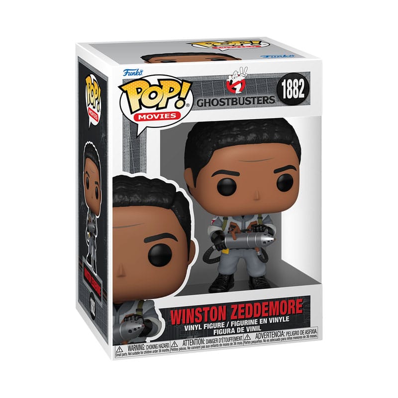 Funko Pop! Movies Ghostbusters Winston Zeddemore vinyl figure 1882 in its window box