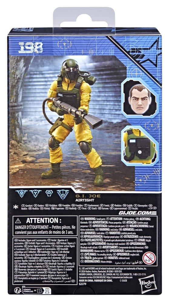 G.I. Joe Classified Series Action Figure #198 Airtight 15 cm