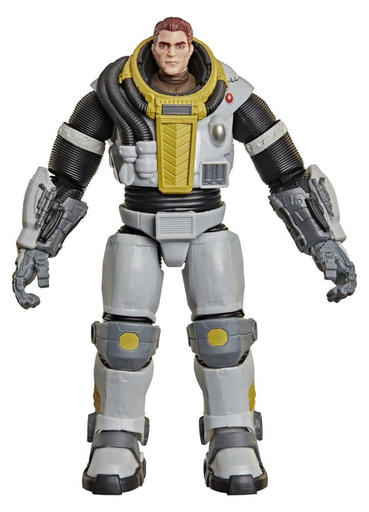 G.I. Joe Classified Deep Six figure in grey and yellow deep sea diving suit, front view