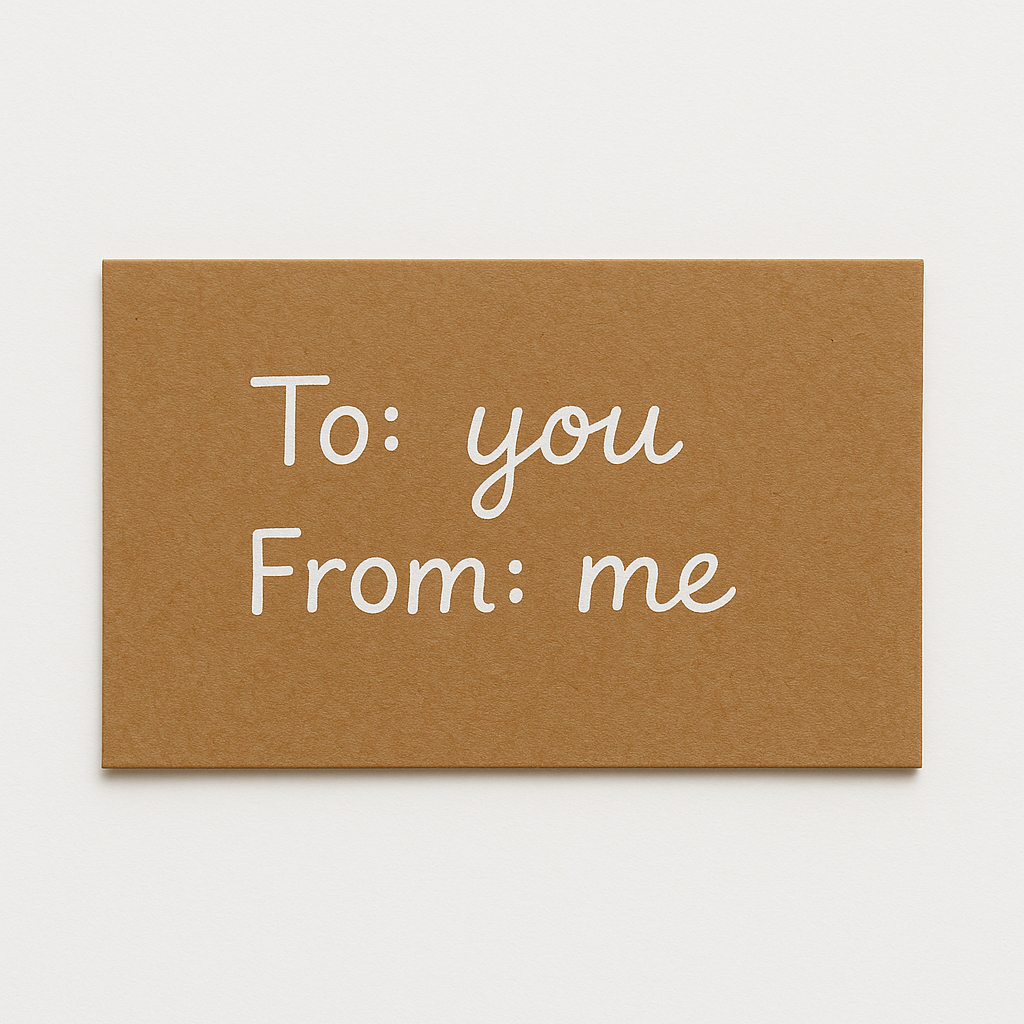 Gift Message - Loaded Dice