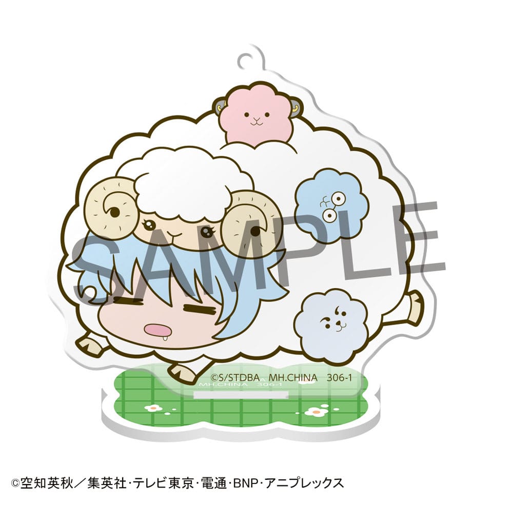 Gintama Animal Paradise acrylic stand: silver-haired character asleep in a sheep costume