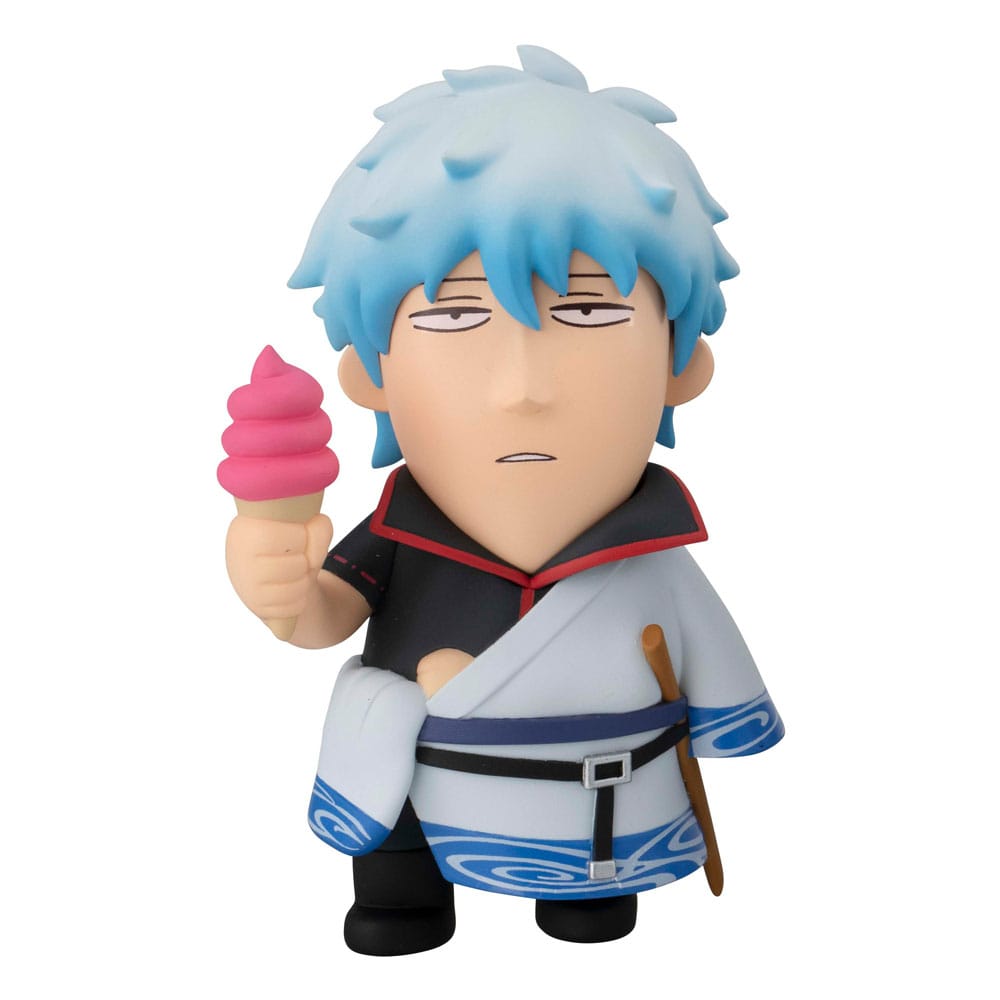 Gintama We Love Ginsan figure: Gintoki holding a pink ice cream cone, Megahouse