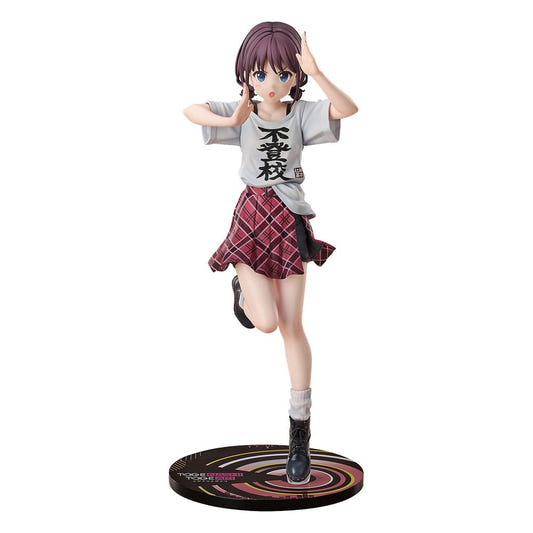 Good Smile Company 1/7 Nina Iseri figure from Girls Band Cry in Truancy Ver. t-shirt and plaid skirt