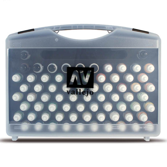 Vallejo Model Color Military Range Box Set (72 colours + 3 brushes + carry case) - Loaded Dice