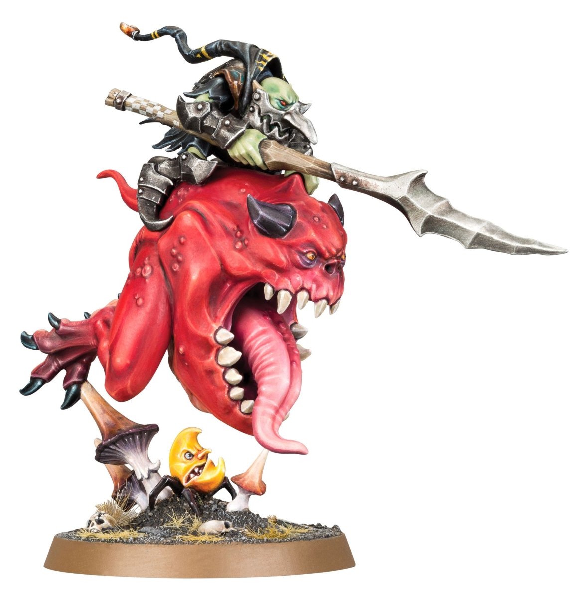 Gloomspite Gitz: Loonboss on Giant Cave Squig - Loaded Dice
