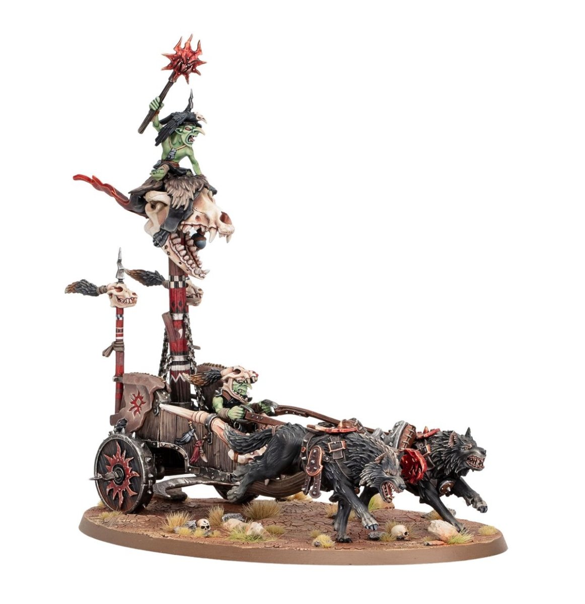 Gloomspite Gitz: Snarlboss on War-Wheela - Loaded Dice