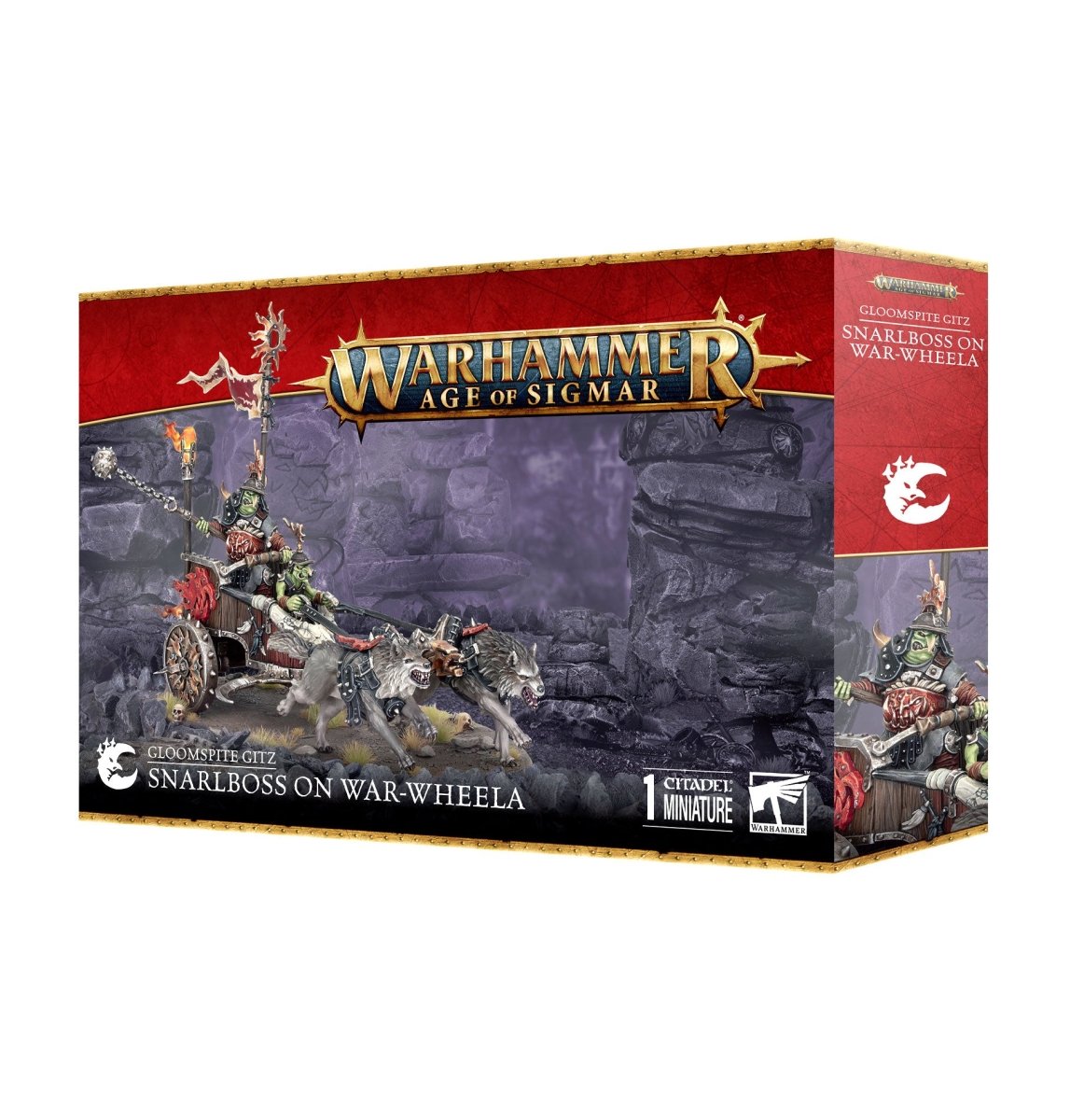 Gloomspite Gitz: Snarlboss on War-Wheela - Loaded Dice
