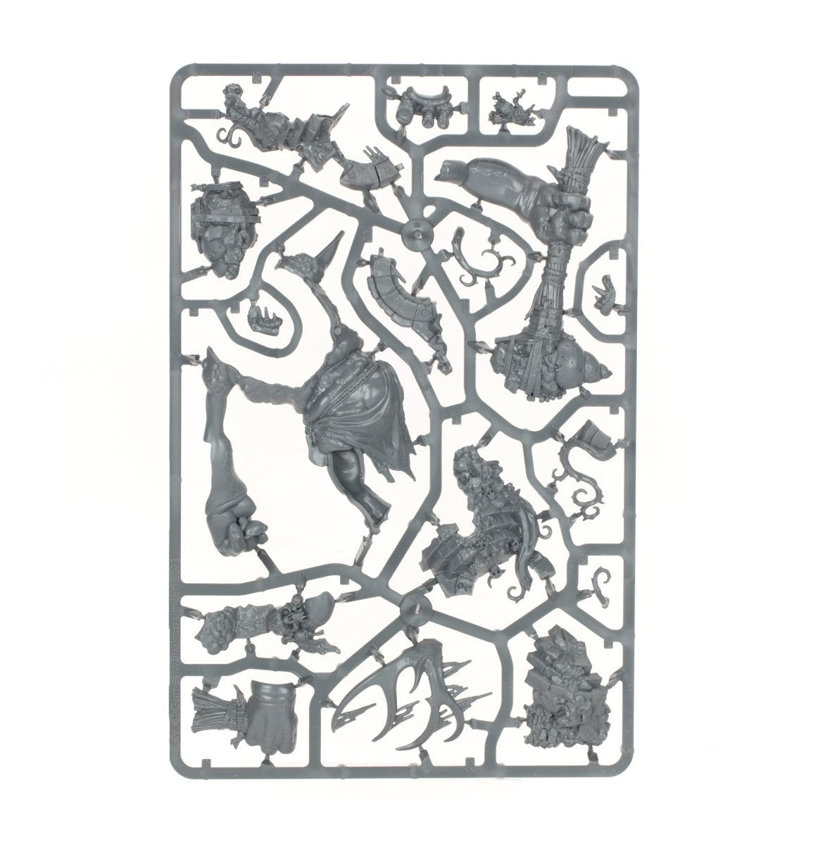 Gloomspite Gitz Trugg the Troggoth King unpainted plastic sprue, frame 2 of 2
