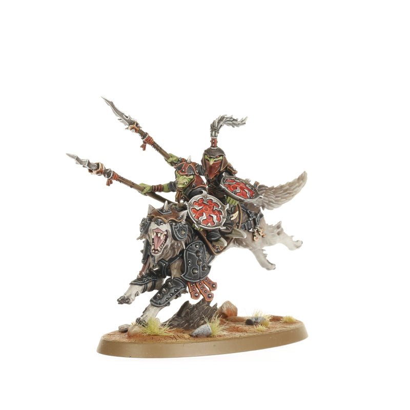 Gloosmpite Gitz: Snarlpack Cavalry painted miniature - Loaded Dice