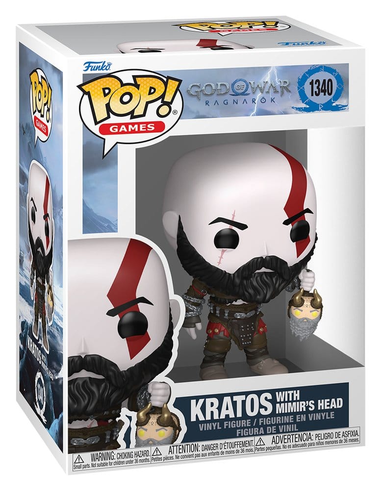 Funko Pop! Kratos with Mimir's Head God of War Ragnarok – image 2