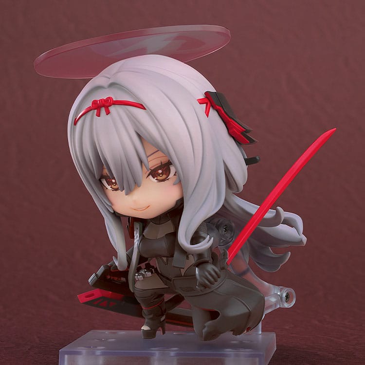Guren: Black Shadow Nendoroid crouched low with Fleetly Fading blade drawn