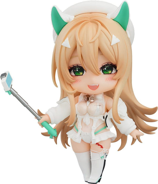 Rupee Winter Shopper Nendoroid by Good Smile Company from Goddess of Victory: Nikke with selfie stick