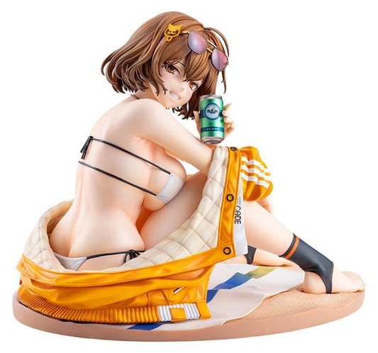 Kotobukiya Goddess of Victory: NIKKE Anis: Sparkling Summer 1/4 figure seated with soda can