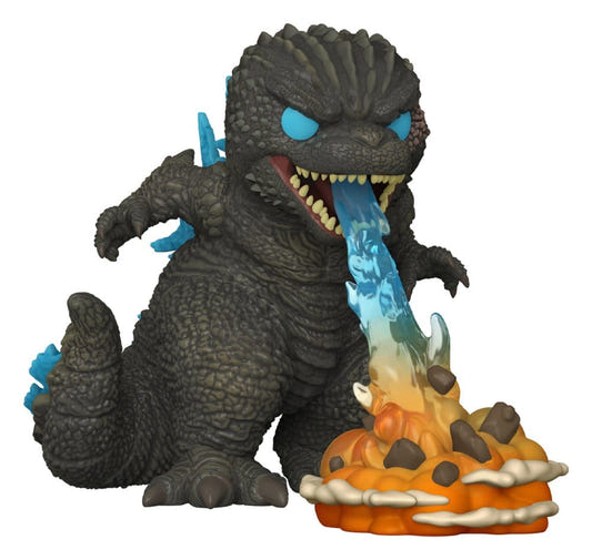 Funko Godzilla Minus One POP! Godzilla vinyl figure firing a blue heat ray at the ground