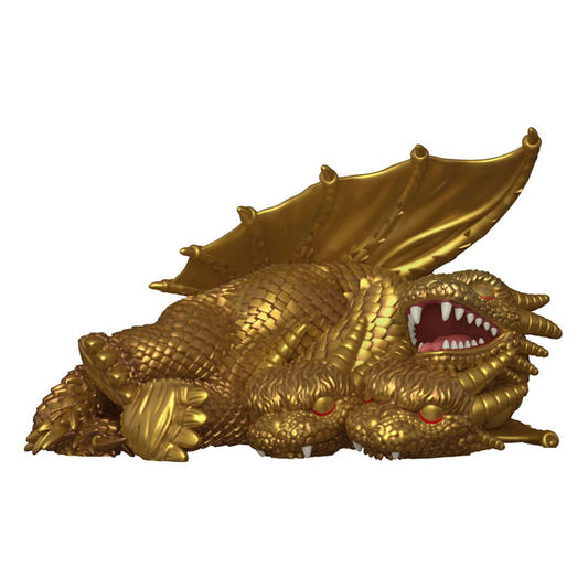 Godzilla Sleeping King Ghidorah Super Sized Funko Pop! Movies vinyl figure, gold three-headed dragon
