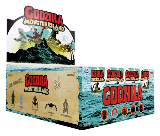 Super7 Godzilla Monster Island Wave 13 blind box counter display