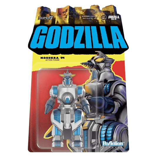 Super7 Godzilla ReAction Moguera '94 10cm action figure on its blister card