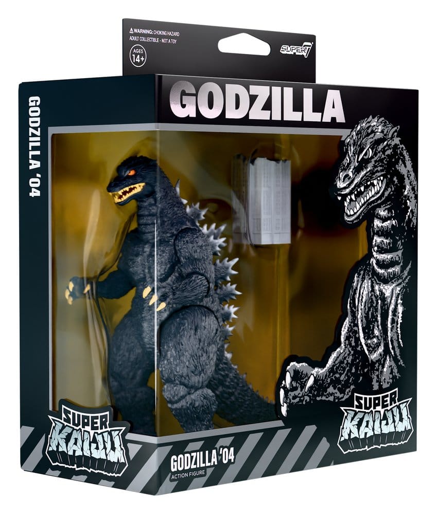 Godzilla '04 Super Kaiju window box, angled view showing the side panel