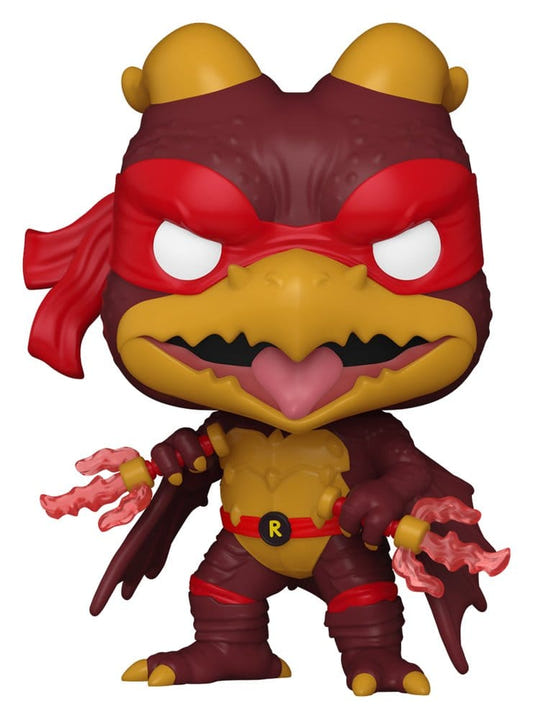 Funko POP! Raphael x Rodan, red-masked turtle as a winged red kaiju, front view