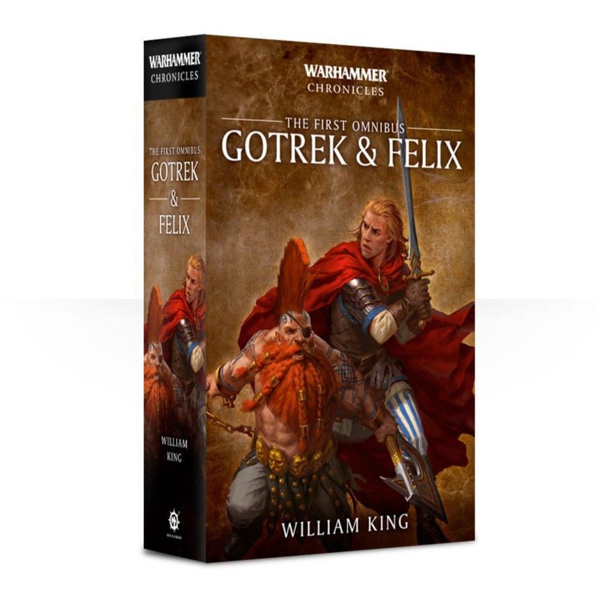 Gotrek & Felix: The First Omnibus paperback by William King, Warhammer Chronicles cover