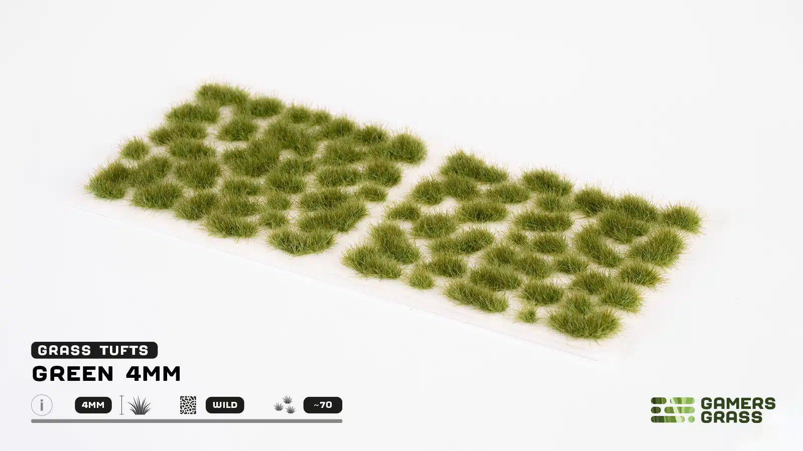Gamers Grass - Green Wild Tufts 4mm - Loaded Dice