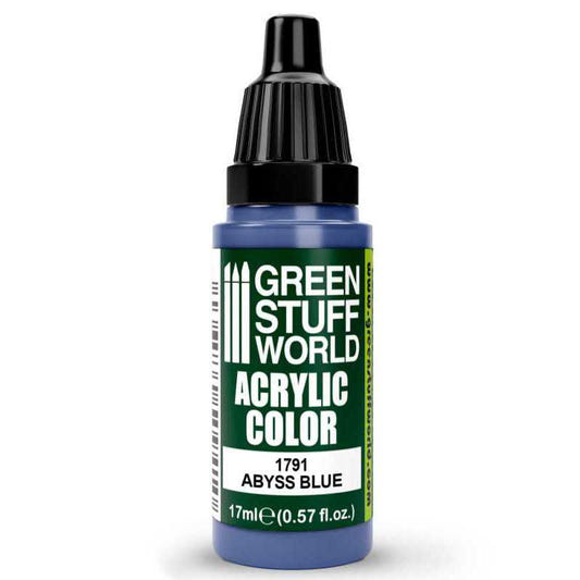 Green Stuff World Maxx Formula acrylic paint Acrylic Color Paint - Abyss Blue 17ml 17ml dropper bottle